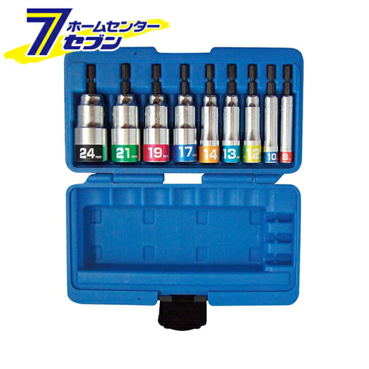 楽天市場】TOP 電動ドリル用コンパクトソケットセット EDS-824CS 
