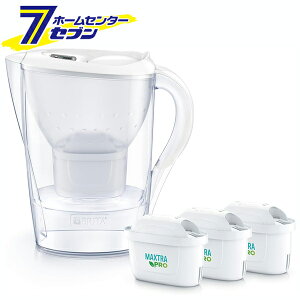 �|�b�g�^�򐅊� �}���[�� �z���C�g �J�[�g���b�W 3P BRITA Japan [�u���^ �򐅌^ �s�b�`���[ ������ �G�R]