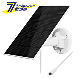 スマートカメラKJ-189用 ソーラーパネル 3W KJ-190 [太陽光発電 充電 単結晶シリコン カシムラ]