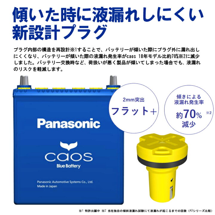 楽天市場】【ポイント10倍】カオス バッテリー N-100D23L/C8【ブルー 