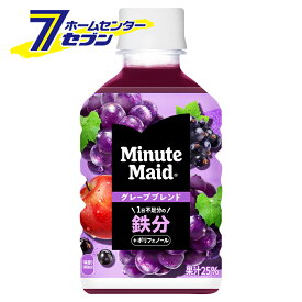 コカ・コーラ ミニッツメイド グレープブレンド 鉄分 280ml 48本 【2ケース販売】 [コカコーラ ドリンク 飲料・ソフトドリンク ジュース ぶどう ブドウ 葡萄]