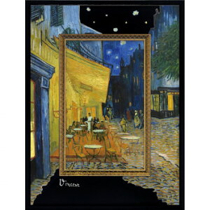 ユーパワー ビッグアートS ゴッホ「夜のカフェテラス」 BA-04011【メーカー直送:代金引換不可:同梱不可】【北海道・沖縄・離島は配達不可】