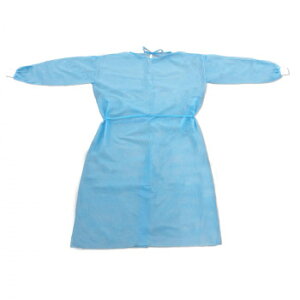 フェルラックNo.40(アイソレーションガウン) ブルー フリーサイズ 1枚入×100袋 076420【メーカー直送:代金引換不可:同梱不可】【北海道・沖縄・離島は配達不可】