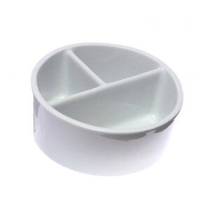 墨運堂   陶器 丸筆洗 3穴 15.0cm 26507【メーカー直送:代金引換不可:同梱不可】【北海道・沖縄・離島は配達不可】