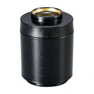 (食洗機対応)筒型箸洗椀 総黒/高台内金(内黒) 30004410【メーカー直送:代金引換不可:同梱不可】【北海道・沖縄・離島は配達不可】