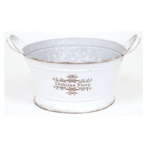 MURATAYA ラウンドティンプランター M ホワイト 5675【メーカー直送:代金引換不可:同梱不可】【北海道・沖縄・離島は配達不可】