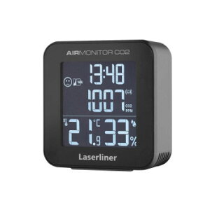 レーザーライナー 空気環境測定器 エアーモニターCO2【メーカー直送:代金引換不可:同梱不可】【北海道・沖縄・離島は配達不可】