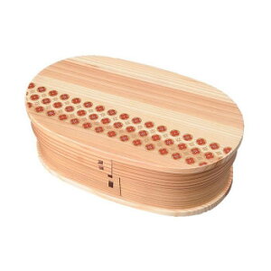 若兆 曲げわっぱ弁当箱 plum BENTO-4【メーカー直送:代金引換不可:同梱不可】【北海道・沖縄・離島は配達不可】