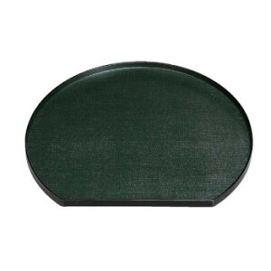 福井クラフト 木)尺3布目半月盆 グリーン塗 16914940【メーカー直送:代金引換不可:同梱不可】【北海道・沖縄・離島は配達不可】