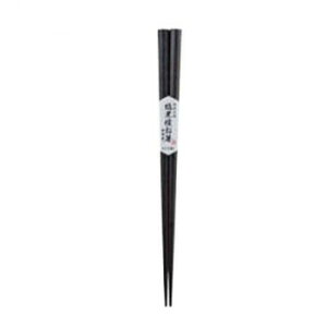 丸十 八角木箸 縞黒檀 21cm 6K22-9【メーカー直送:代金引換不可:同梱不可】【北海道・沖縄・離島は配達不可】