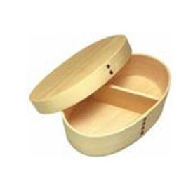 丸十　曲げワッパ小判弁当　ナチュラル 6F6-1【メーカー直送：代金引換不可：同梱不可】【北海道・沖縄・離島は配達不可】