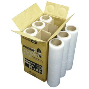 �Ɩ��p����p���b�v�@STRETCH FILM�@���� STR-500-20 ���� 6�{�y���[�J�[�����F��������s�F�����s�z�y�k�C���E����E�����͔z�B�s�z