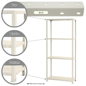X}[gbN 80×s40×180cm 4i zCg NSTR-656-4 L^W} [X`[I X`[bN ItBXƋ Ɩp [I [bN]