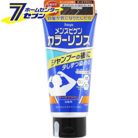 ホーユー メンズビゲン カラーリンス (ダークブラウン) 160g ホーユー [ヘアカラー 白髪染め　カラートリートメント 男性用]