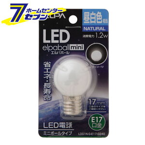 LED�d��G30�^E17 LDG1N-G-E17-G240 ELPA [LED�d��]