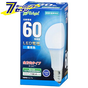 �I�[���d�@ LED�d�� E26 60�`���� �S���� �����F06-4345 LDA7D-G AG27[LED�d���E����:LED�d����ʌ`]