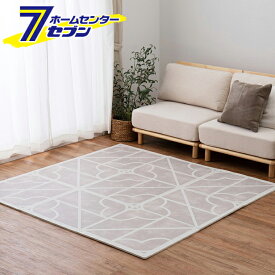 【ポイント10倍】萩原 レトロデザインのジョイントマット キュロス 36枚組 グレー 60×60cm [レトロ ジョイントマット おしゃれ キッズ 子供部屋 ニュアンスカラー]【ポイントUP:2024年5月23日 20:00から 5月27日 1:59まで】