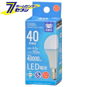 �I�[���d�@ LED�d�� ���` E17 40�`���� �����F [�i��]06-5541 LDA4D-G-E17 AG6 [LED�d�� ���� LED�d�����` �~�j�N���v�g���` LED�d�� E17 �L�z�� 5�N�ۏ�]