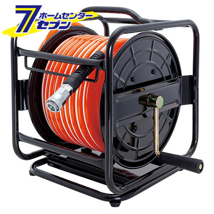 楽天市場】エアホースリール 回転 25m EAR-825 [エアーホース 大流量 
