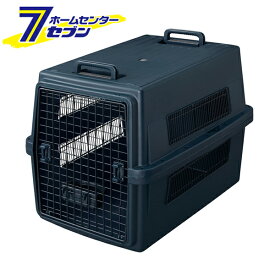 大型犬 エアトラベルキャリー Lサイズ 〜35kg ネイビー ATC-870 [飛行機可 防災 ペット 同行避難 アイリスオーヤマ]