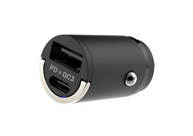 カシムラ 純正アクセサリソケットのキャップが閉まるDC USB2ポート自動識別判定 PowerDelivery20W/QuickCharge3.0規格対応 DC037 [パワーデリバリー 車用品 バイク用品 アクセサリー スマホ タブレット 携帯電話用品 カーチャージャー]