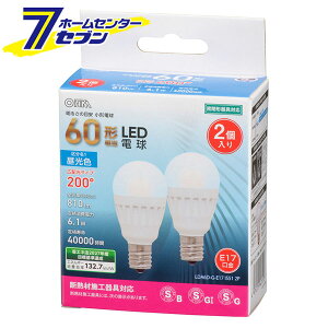LEDd ` E17 60` F 2 iiԁj06-4721 LDA6D-G-E17 IS51 2P [LEDdE:LEDd`E~jNvg` I[d@]