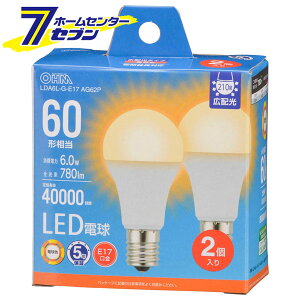 LEDd E17 60` dF 2 iiԁj06-5548 LDA6L-G-E17 AG62P [LEDdE:LEDd`E~jNvg` I[d@]