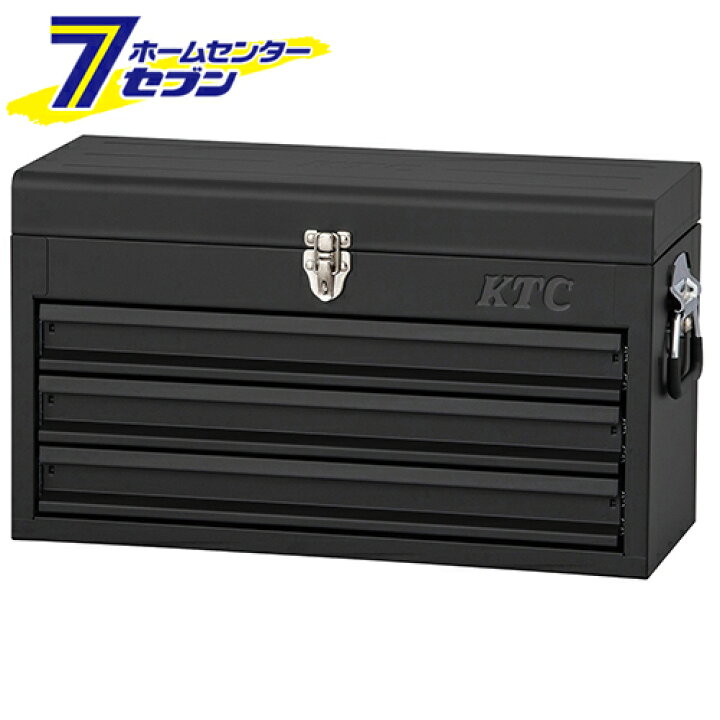 楽天市場】チェスト 3段3引出し フラット ブラック SKX0223FB [工具 