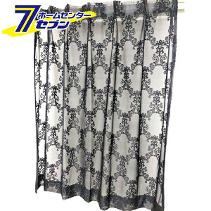 ���[�X�J�[�e�� �G���K���g�X�^�C�� �I�[�i�����g�� �W���K�[�h���[�X �~�[�e�B�A �u���b�N ��100x��176cm 2���g �N���A�[�� [�u���b�N���[�X �ӂ��꒲ �_�}�X�N�� ���悢������ �G���K���g �E