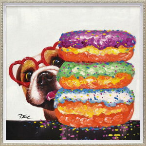 ユーパワー オイルペイント アート「いただきます(M)」 OP-18040【メーカー直送:代金引換不可:同梱不可】【北海道・沖縄・離島は配達不可】