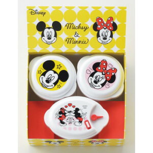 「ミッキー&ミニー」PT電子レンジ容器3PC MM-107 MM-107【メーカー直送:代金引換不可:同梱不可】【北海道・沖縄・離島は配達不可】