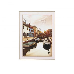 ラドンナ フォトフレーム 写真立て ベーシックメタルフレーム ピンクゴールド 2L判 LA11-2L-PGD【メーカー直送:代金引換不可:同梱不可】【北海道・沖縄・離島は配達不可】