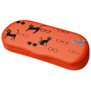 メガネケース SO-72 ネコとめがね OR 095067【メーカー直送:代金引換不可:同梱不可】【北海道・沖縄・離島は配達不可】