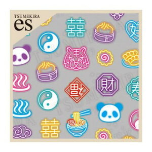 TSUMEKIRA(ツメキラ) ネイルシール es ネオチャイナ ES-NEC-001【配送方法:メール便/同梱不可/代引不可/日時指定不可】【北海道・沖縄・離島は配達不可】