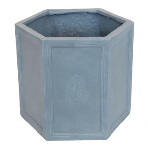 MURATAYA ヘキサゴンポット7号 NaturalBlue 3691【メーカー直送:代金引換不可:同梱不可】【北海道・沖縄・離島は配達不可】