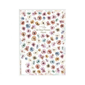 Sha-Nail Pro ʃlC lCV[ Ink Drop Flowers -Natural- ID-002yz@:[/s/s/wszykCEE͔zBsz