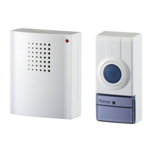 ELPA(エルパ) ポータブルワイヤレスチャイム PWC-100【配送方法:メール便/同梱不可/代引不可/日時指定不可】【北海道・沖縄・離島は配達不可】