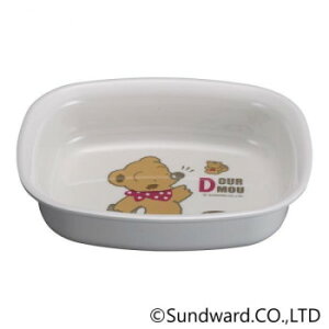 台和 メラミンお子様食器 デュールムー 角小鉢 MC-39-DM RKBY101【メーカー直送:代金引換不可:同梱不可】【北海道・沖縄・離島は配達不可】