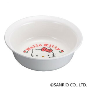台和 メラミンお子様食器 サンリオ ハローキティ ニューハロー・キティ フルーツ皿(白) RHL19【メーカー直送:代金引換不可:同梱不可】【北海道・沖縄・離島は配達不可】