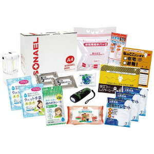 そなえるボックス16点セット(在宅避難用品) LLB-150R 2325-036【メーカー直送:代金引換不可:同梱不可】【北海道・沖縄・離島は配達不可】