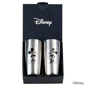 ヤクセル ステンレス真空タンブラーセット(ミッキー・ミニー) 81181 5162-071【メーカー直送:代金引換不可:同梱不可】【北海道・沖縄・離島は配達不可】