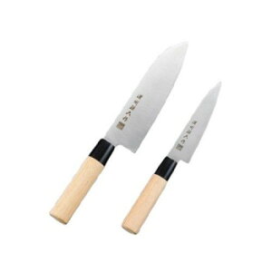 濃州孫六作 和包丁2点セット(黒口輪) 50P 5307-459【メーカー直送:代金引換不可:同梱不可】【北海道・沖縄・離島は配達不可】