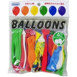 Hi-Delight�@BALLOONS�@�S�����D�@�p�[�e�B�p�b�N�@HQ�p�[�e�B�p�b�N�@40�� 11006�y���[�J�[�����F��������s�F�����s�z�y�k�C���E����E�����͔z�B�s�z