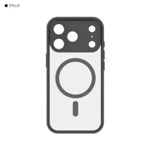 IIIIfit �v�����v�t���[�� iPhone17 Pro MagSafe �Ή� BK.�u���b�N IFT-190BK�y���[�J�[�����F��������s�F�����s�z�y�k�C���E����E�����͔z�B�s�z