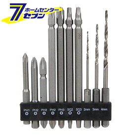 藤原産業 B-Mビットセット10Pcs SCB-104 [先端工具 ドリルアクセサリ スクリュービット]