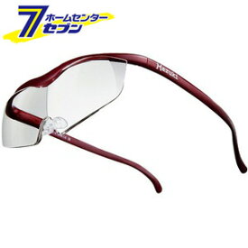 ハズキルーペ Hazuki ラージ クリアレンズ 1.6倍 赤 神田通信工業 [正規品 hazuki メガネ 眼鏡 大きくみえる ルーペ 拡大レンズ 拡大鏡 レッド]