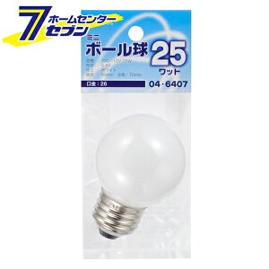 �I�[���d�@ �~�j�{�[���� G50 E26/25W �z���C�g04-6407 LB-G5625-W[���M��:���M�d���~�j�{�[���`]