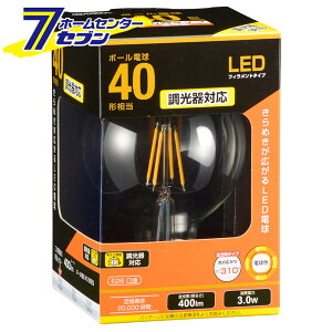 �I�[���d�@ LED�d�� �t�B�������g �{�[���` E26 40�`���� ������Ή�06-3497 LDG3L/D C6[LED�d���E����:LED�d���t�B�������g�^�C�v]