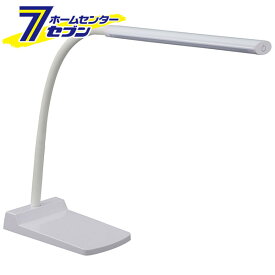 オーム電機 LEDデスクランプ ホワイト06-3725 DS-LS24-W[照明器具:デスクライト]