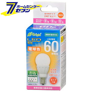 �I�[���d�@ LED�d�� ���` E17 60�`���� �d���F06-4335 LDA6L-G-E17 IS22[LED�d���E����:LED�d�����`�E�~�j�N���v�g���`]